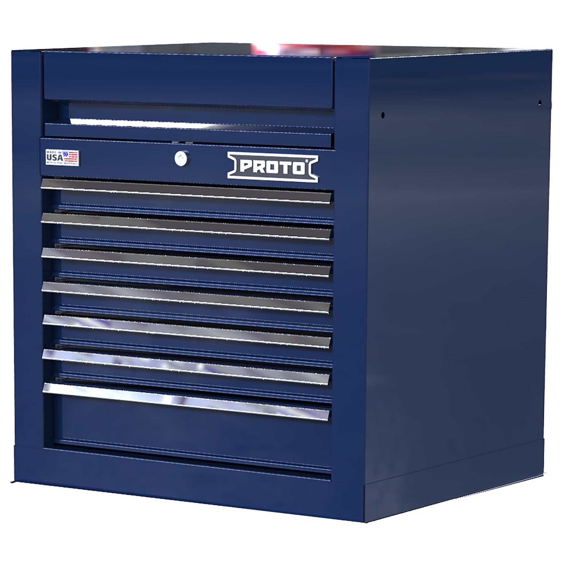 Proto 27 in. 7 Drawer Top Chestblue JSTV2728CS07BL