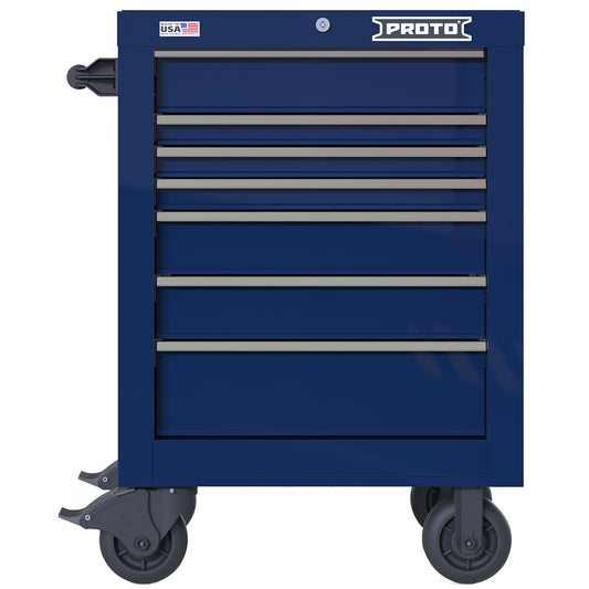 Proto 27 in. 7 Drawer Roller Blue JSTV2739RS07BL