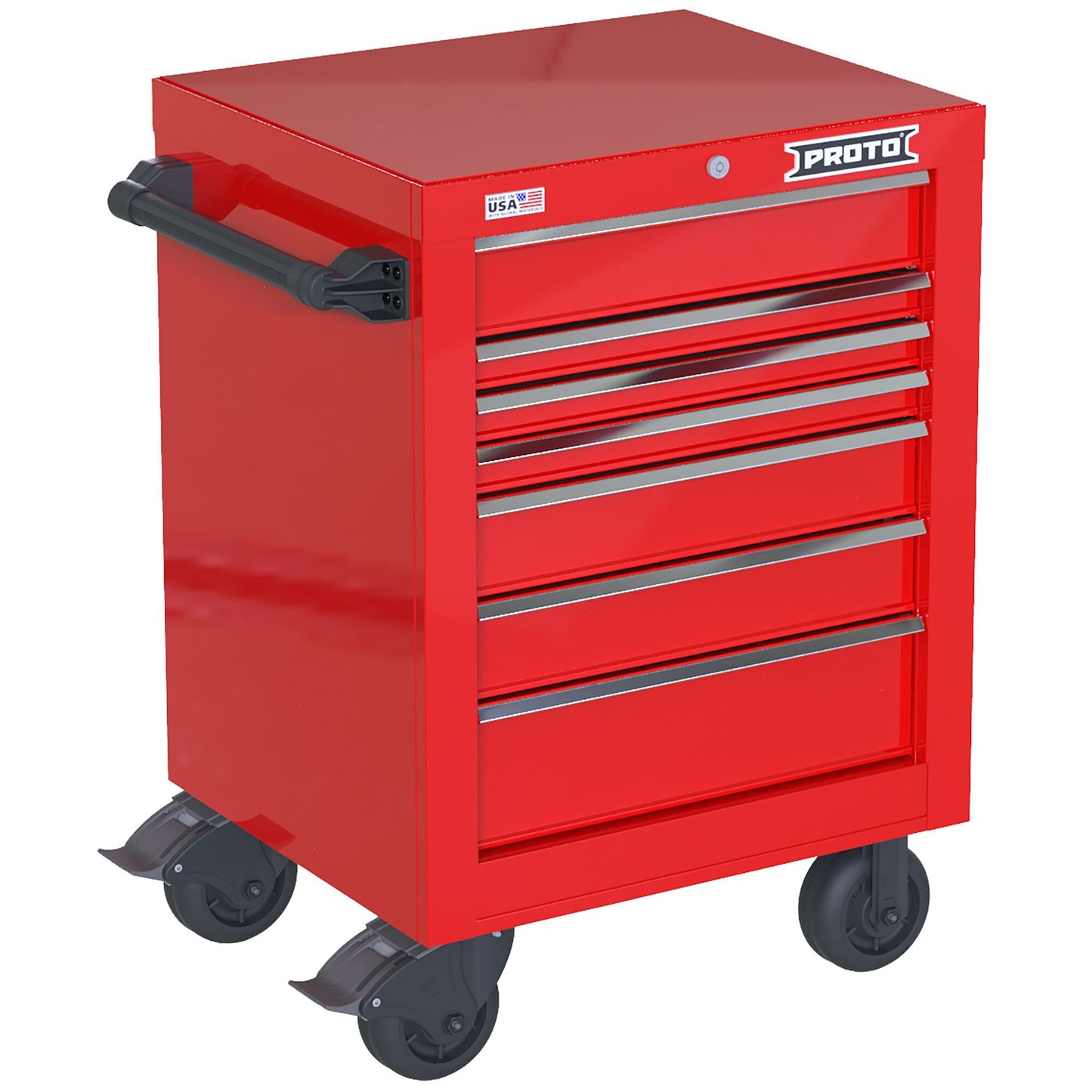 Proto JSTV2739RS07RD — 27 in. 7-Drawer Velocity Roller Cabinet JSTV2739RS07RD