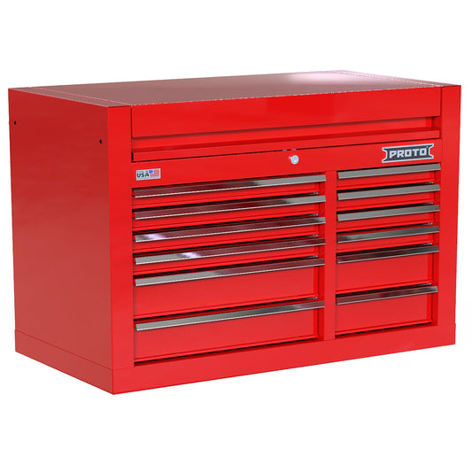 Proto JSTV4228CD12RD — 42 in. 12-Drawer Velocity Top Chest JSTV4228CD12RD