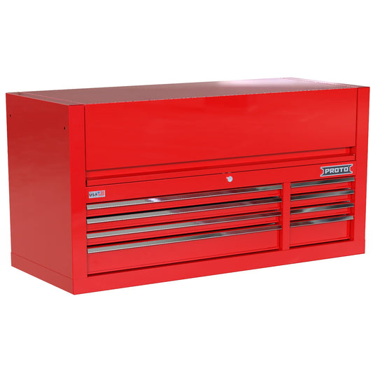 Proto JSTV5528CD08RD — 55 in. 8-Drawer Velocity Top Chest JSTV5528CD08RD