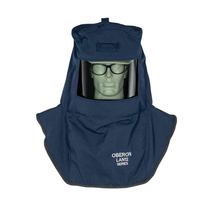 Oberon LAN2ST™ Series Arc Flash Hood with Adapters — 12 cal/cm²