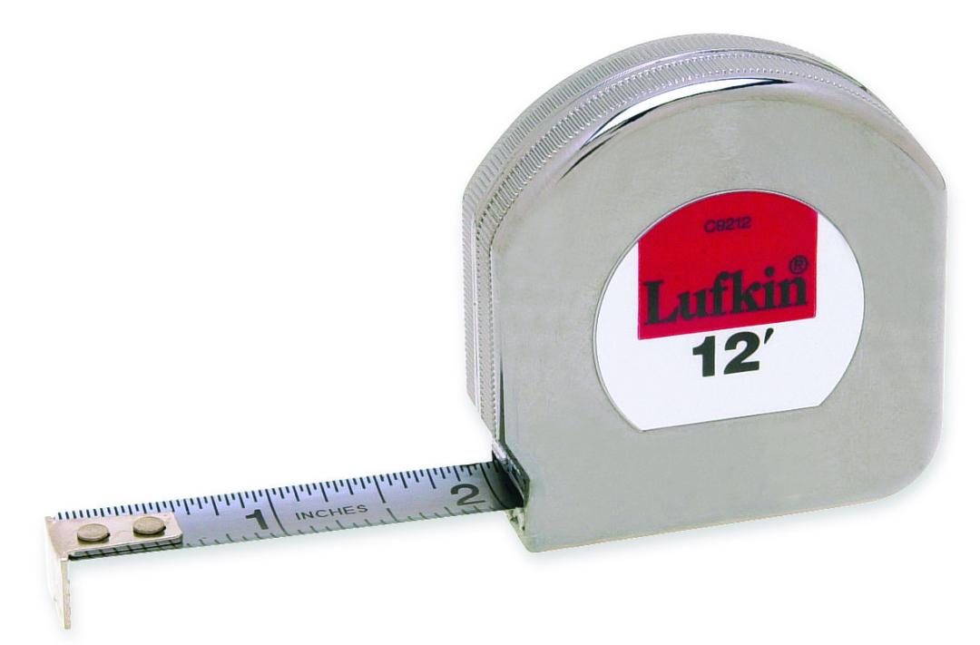 Crescent 1/2" x 12' Mezurall® Chrome Clad® A8 Tape Measure C9212