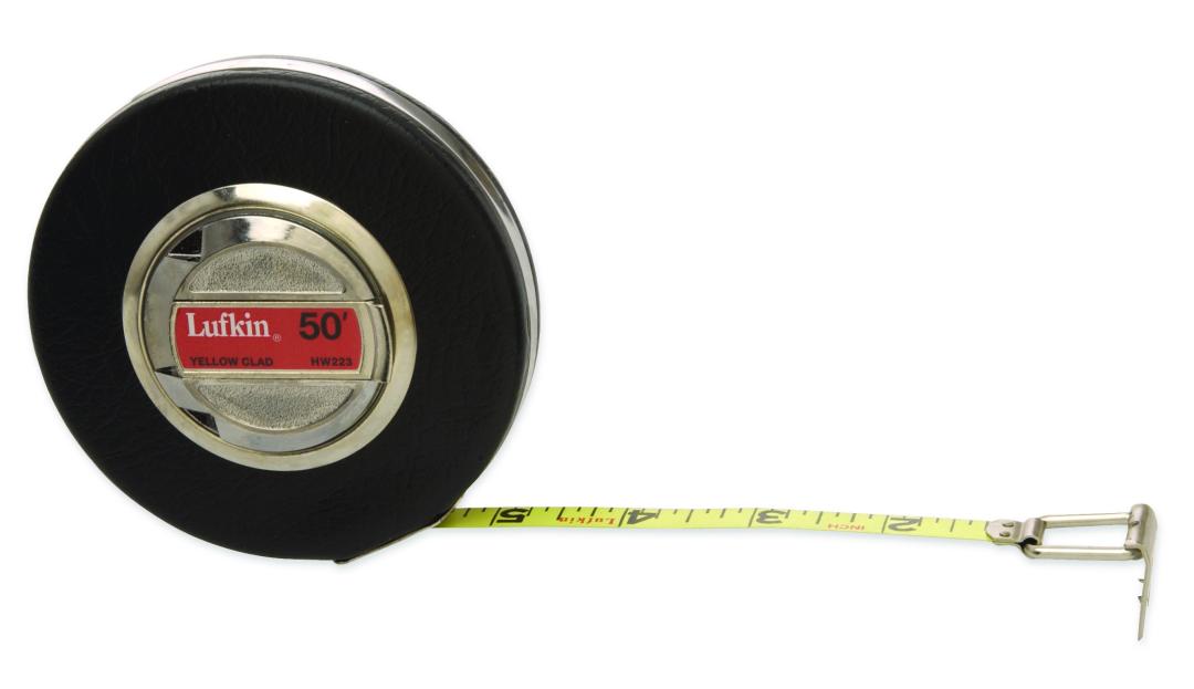 Crescent 3/8" x 50' Banner® Yellow Clad Tape Measure HW223