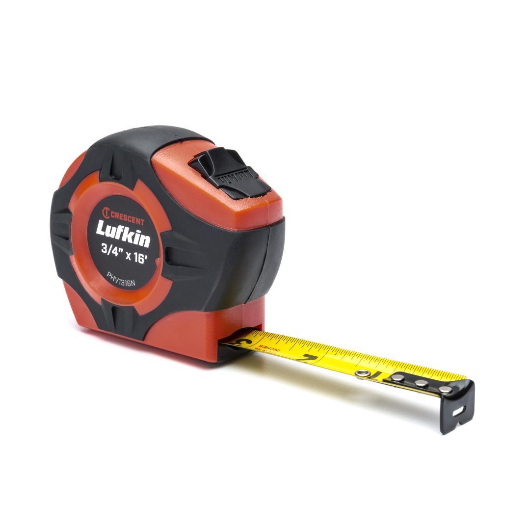 Crescent 3/4" x 16' P1000 Series Yellow Clad A2 Blade Power Return Tape Measure PHV1316N
