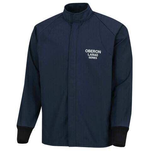 Oberon LAN 40 Cal Arc Flash Hood, Coat, and Bib Suit Sets w/ Escape Strap and Ventilation System