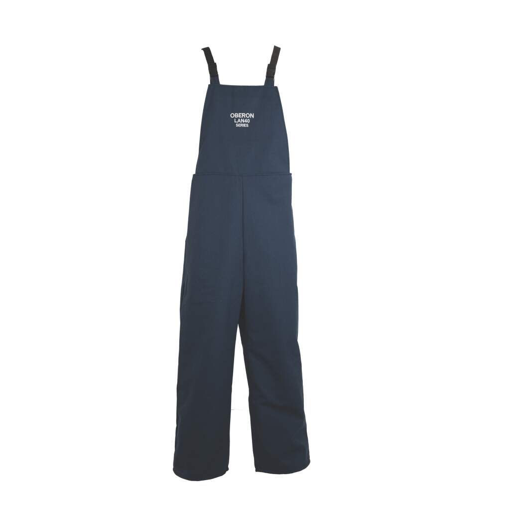Oberon LAN 40 Cal Arc Flash Hood, Coat, and Bib Suit Set w/ LED and Vent with HVSL Hood Ventilation