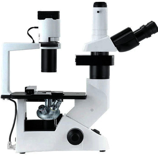 LW Scientific L1 Inverted Microscope L1M-T04A-DPH3 — Trinocular, Infinity PLAN Phase Optics, 30W Halogen