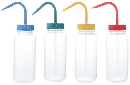 Heathrow Scientific Color-Coded Wash Bottles | 500mL Wide Mouth — view 2