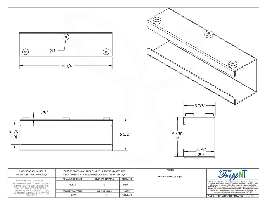 TrippNT 54013 — GMP lab in-context view under bench shelf at high-throughput wipe station