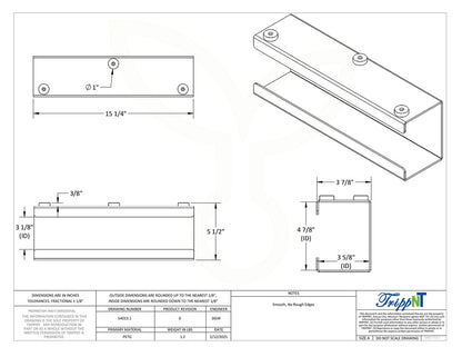 TrippNT 54013 — GMP lab in-context view under bench shelf at high-throughput wipe station