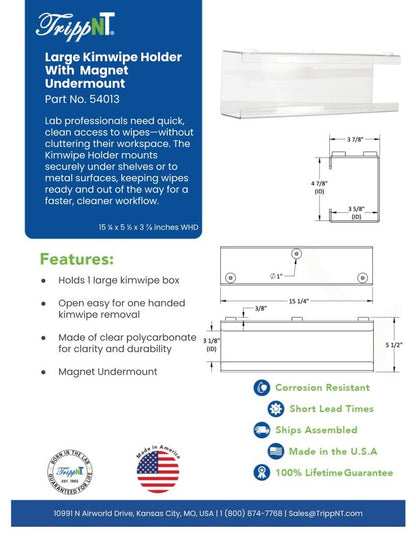 TrippNT 54013 — comparison view vs. 54000 two-bin auto-advance undermount dispenser