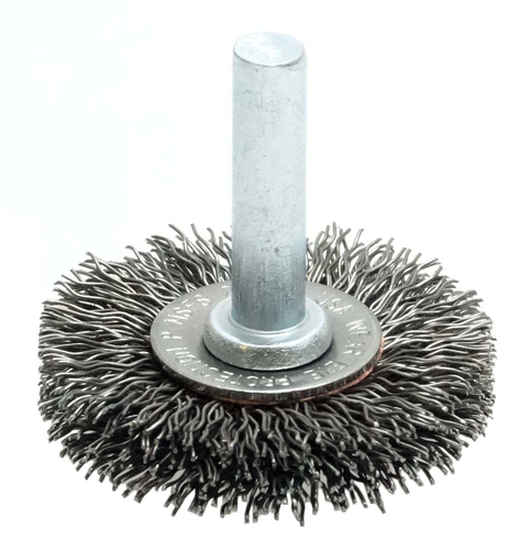 Weiler Stem-Mounted Crimped Wire Radial Wheel