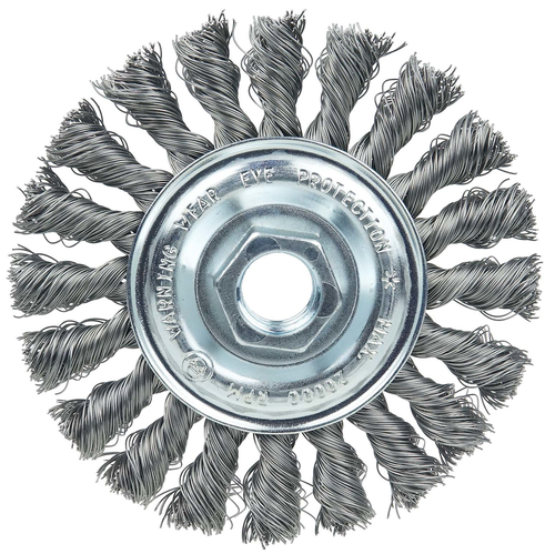 Weiler Wolverine Knot Wire Wheel, Standard Twist, .014" 36212 — Pack of 5