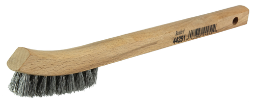 Weiler Small Hand Wire Scratch Brush, Crimped Aluminum Fill 44251 — Pack of 36
