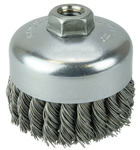 Weiler Single Row Knot Wire Cup Brush