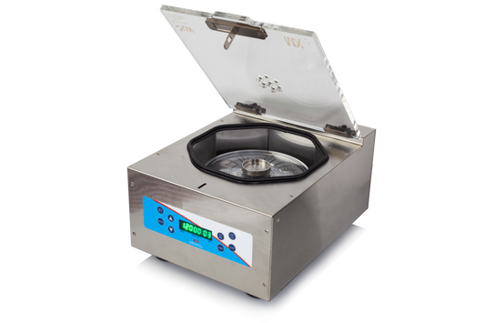 PCV centrifuge MHC-24HD-75T1 with 24-place 75mm tube rotor and reader disc