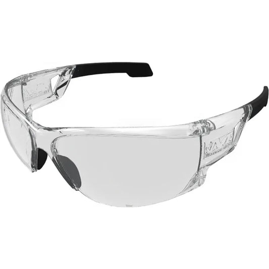 Mechanix Wear Vision Type-N Safety Glasses Clear Lens Clear Frame ANSI Z87.1+