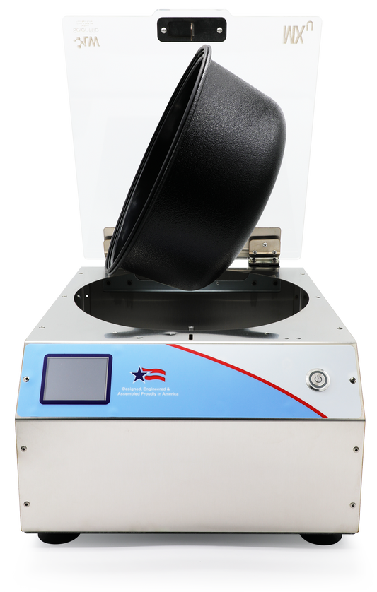 MXU TOUCH centrifuge MUC-06HT-15T3 with hybrid swing-out rotor and touchscreen controls
