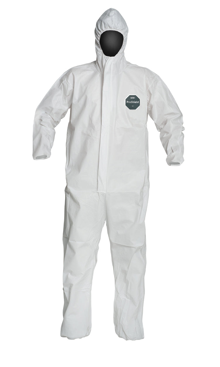 DuPont™ ProShield® 50 NB127S-WH Hooded Coverall — Case of 25