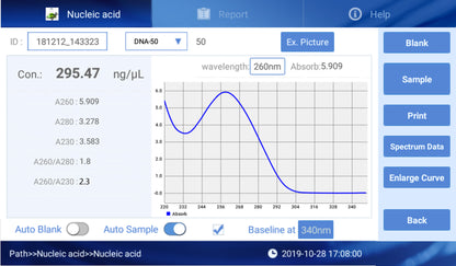 Accuris SmartDrop X Nano Spectrophotometer NS1010