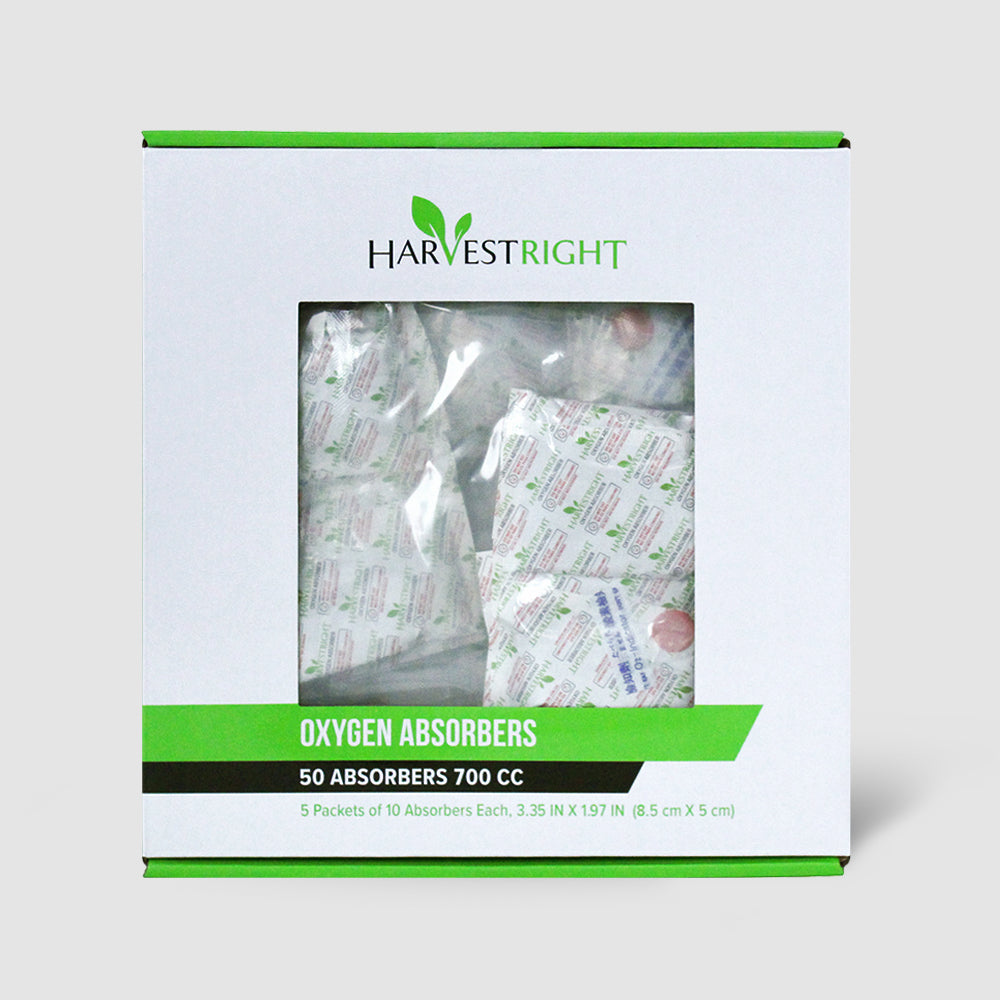 Harvest Right OXY-002 Oxygen Absorbers, 700cc — Case of 6 × 50-packs (300 absorbers)