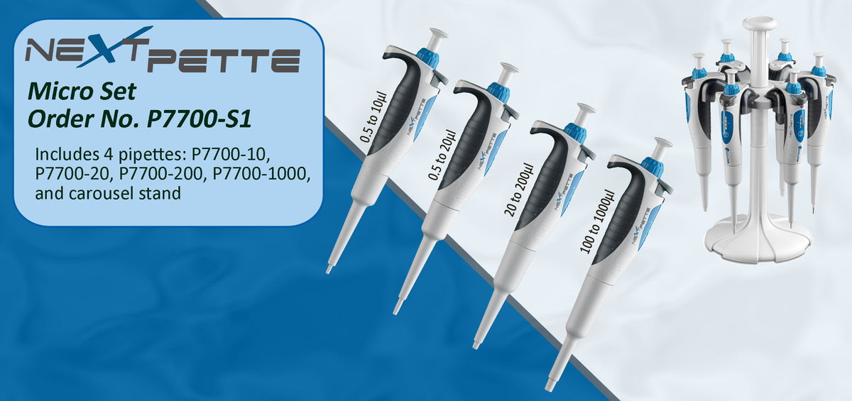 Accuris NextPette Pipette Starter Kit with Stand P7700-S1