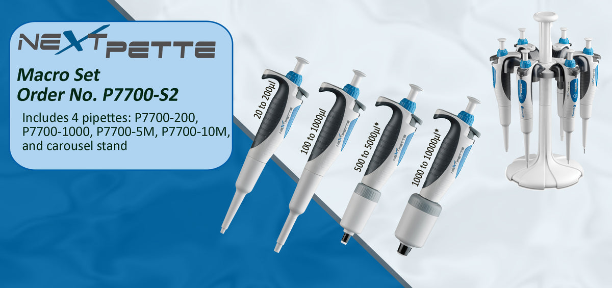 Accuris NextPette Pipette Starter Kit with Stand P7700-S2