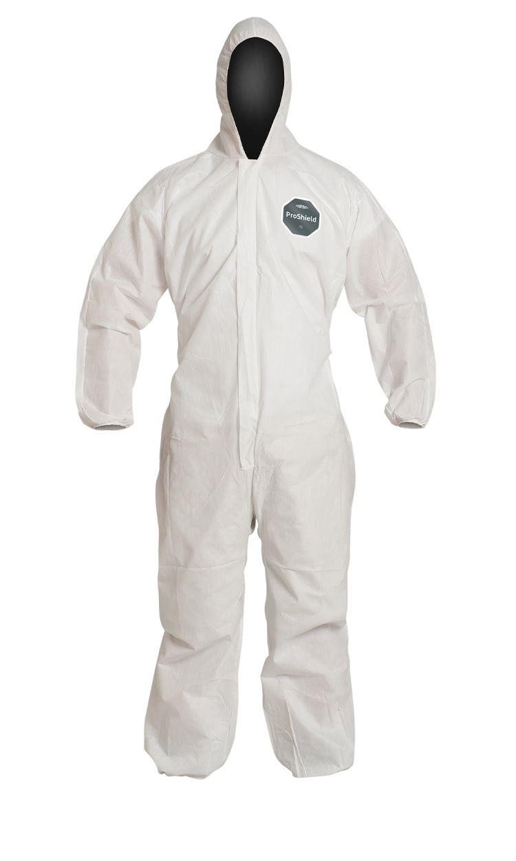 DuPont™ ProShield® 10 PB127S-WH Hooded Coverall — Case of 25