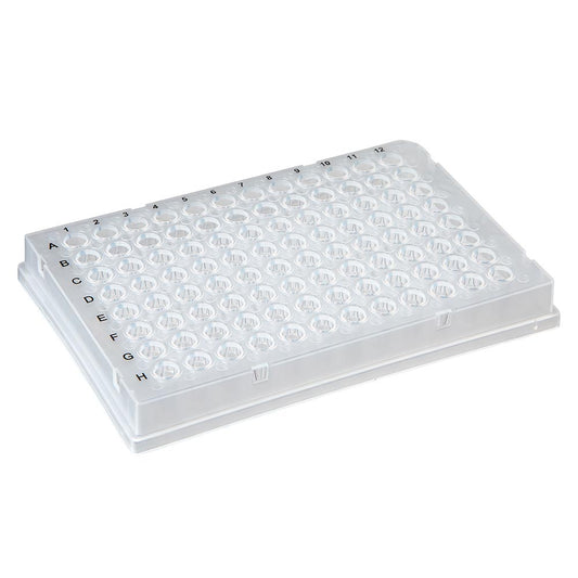 0.2 mL 96-Well PCR Plates, Full Skirt, Clear Polypropylene — 50/Case | Globe Scientific