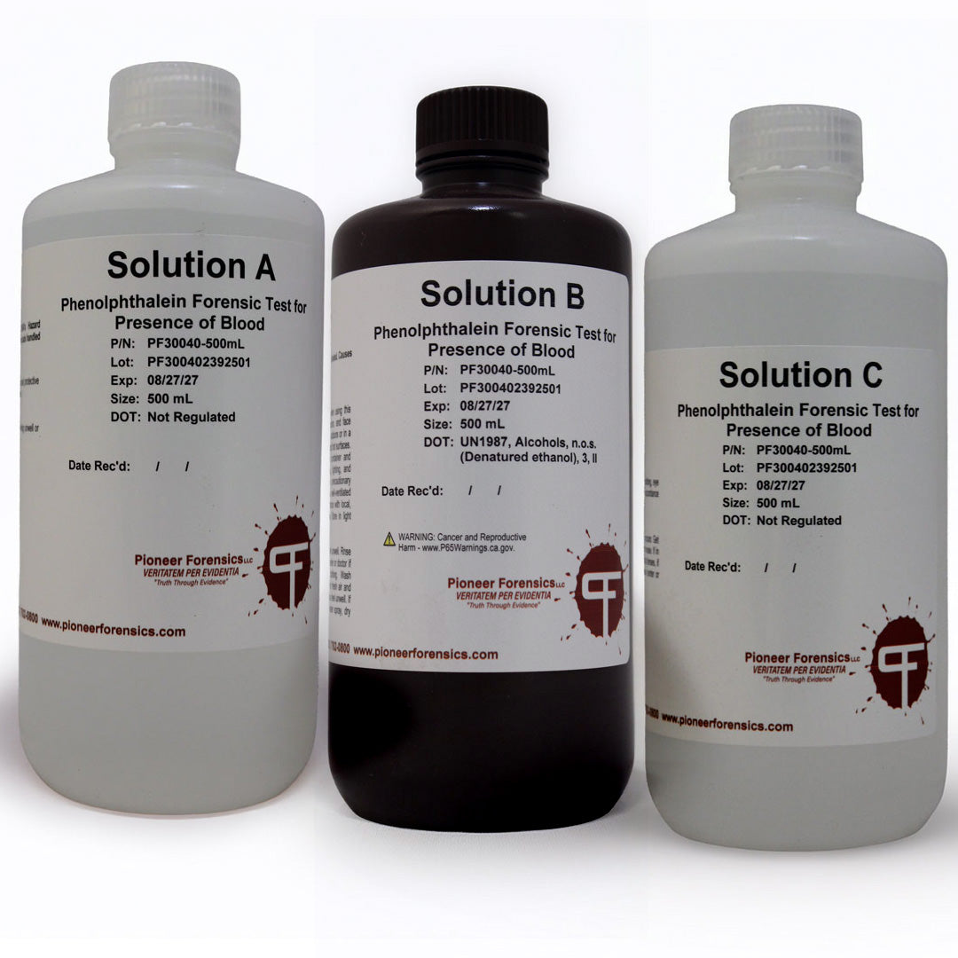 Phenolphthalein Forensic Set PF30040