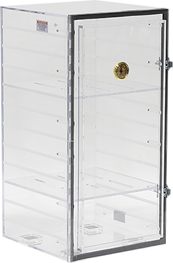 Yamato PLA8615CGNS Clear Acrylic Desiccators 12" X 12" X 24" High, One (1) Cubicle