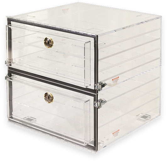 Yamato PLA863CGNS Clear Acrylic Desiccators 24" X 18" X 24" High, Two (2) Cubicle
