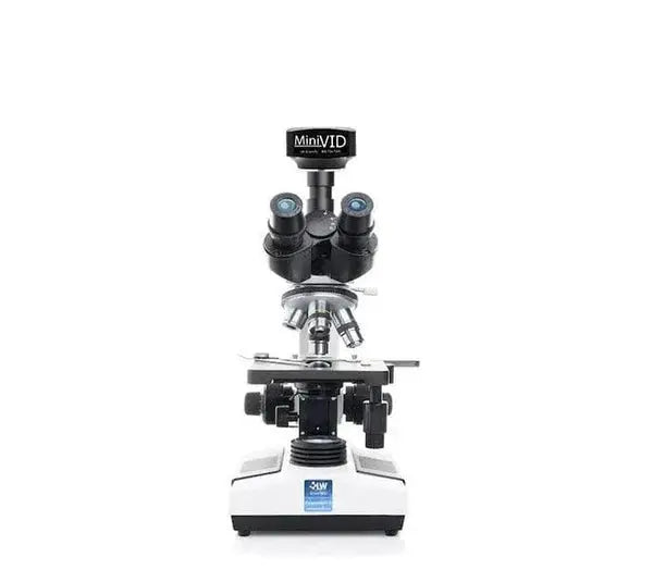 LW Scientific Revelation III-A Portable Microscope R3M-BN4A-DALP — Binocular, 4 Achromatic Objectives, LED, Battery