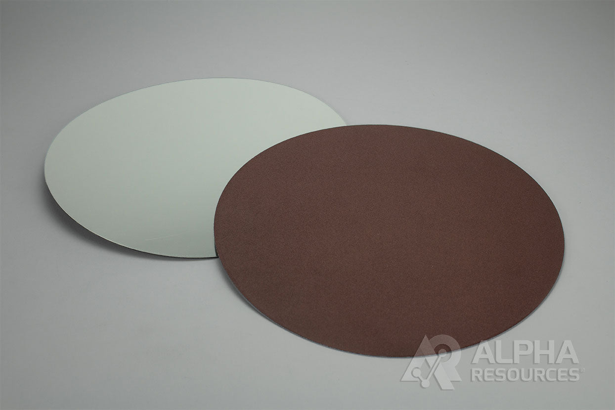 Dark Brown Cloth w/Metal Back, 200mm - Alpha Resources part AMR0394 (replaces Struers MD-Nap)