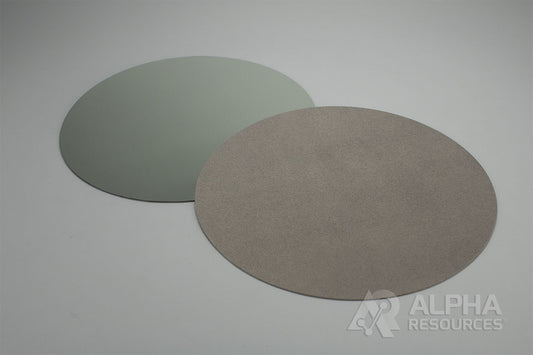 Brown Final Cloth w/Metal Back, 200mm - Alpha Resources part AMR0409 (replaces Struers MD-Floc)
