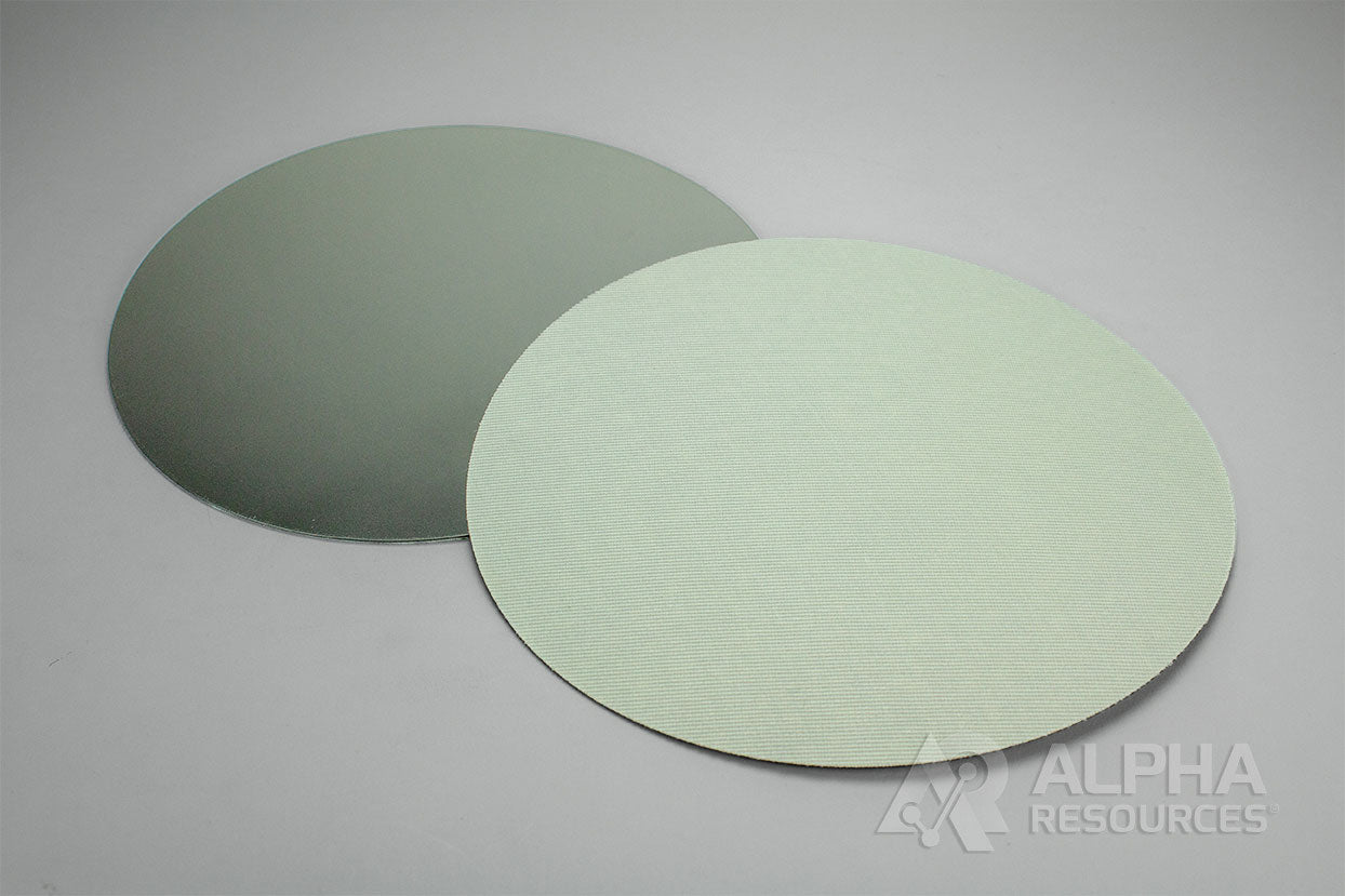 Natural Wool w/Metal Back, 250mm - Alpha Resources part AMR0422 (replaces Struers MD-Mol)