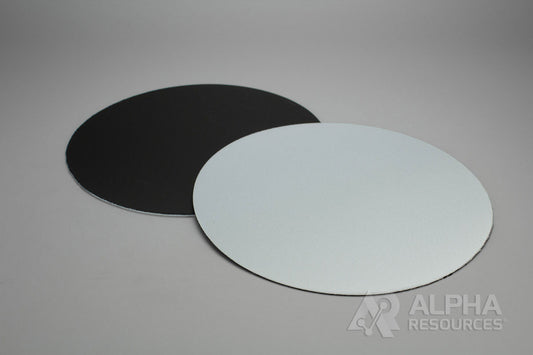 White Satin Magnetic Hold Disc W/Steel Rubber, 12in - Alpha Resources part AMR0432