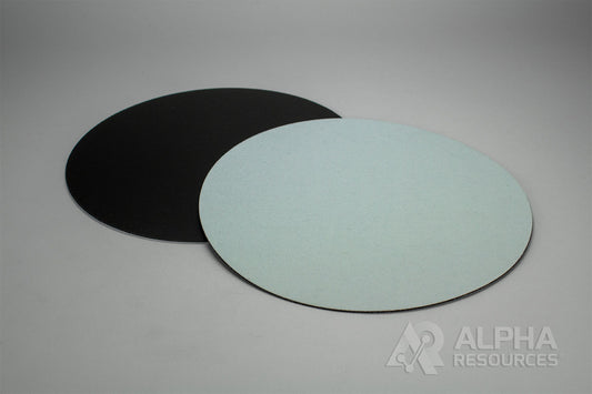 White Rayon Magnetic Hold Disc W/Steel Rubber, 12in - Alpha Resources part AMR0436