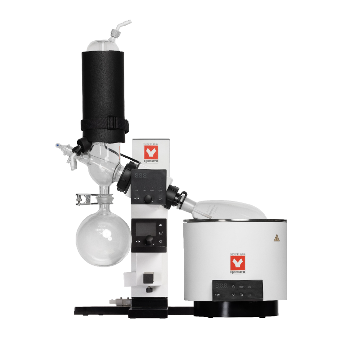Yamato REV202MBWA Rev-202M-A Rotary Evaporator With Vacuum Regulator, Bm-302-A Water Bath (5L), Glassware B