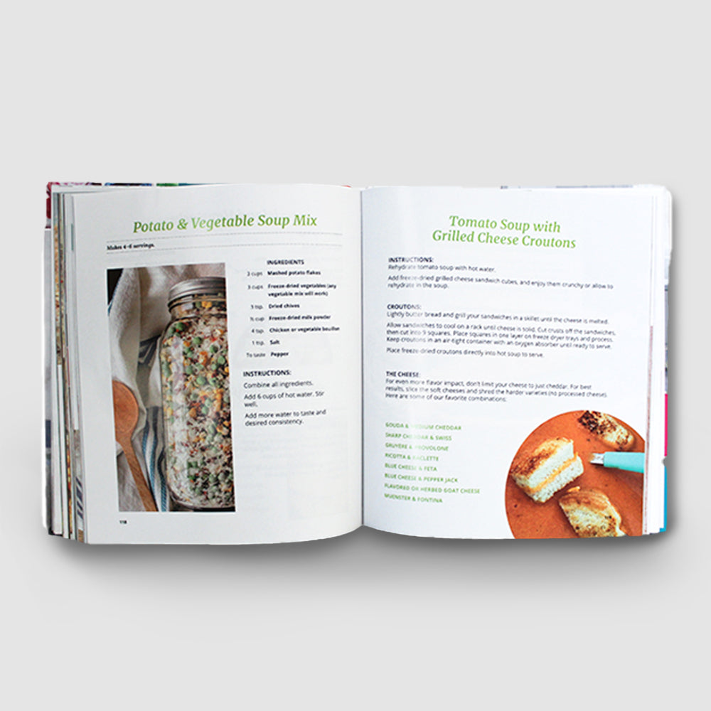 Discover Home Freeze Drying Recipe Book — Hardback