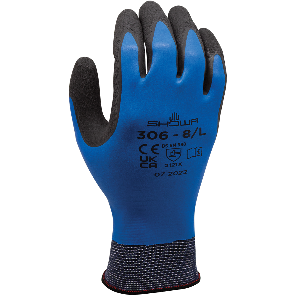 SHOWA Coated Work Gloves 306 — Dozen (12 pairs)