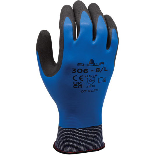 SHOWA Coated Work Gloves 306 — Dozen (12 pairs)