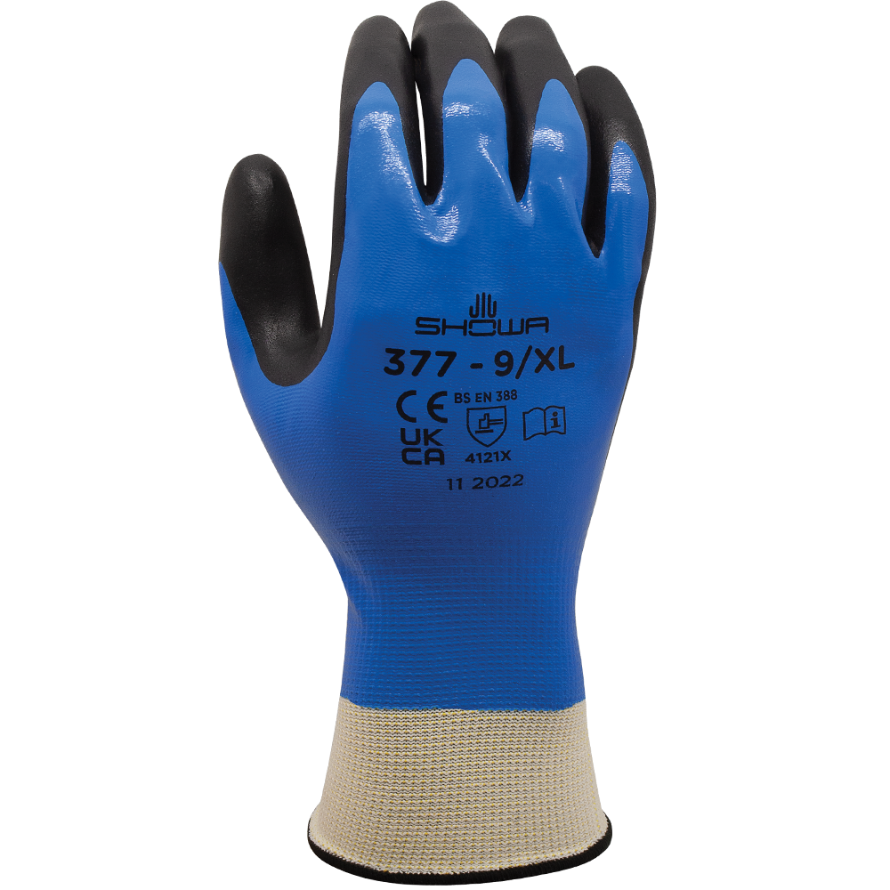 SHOWA Work Gloves 377 — Dozen (12 pairs)