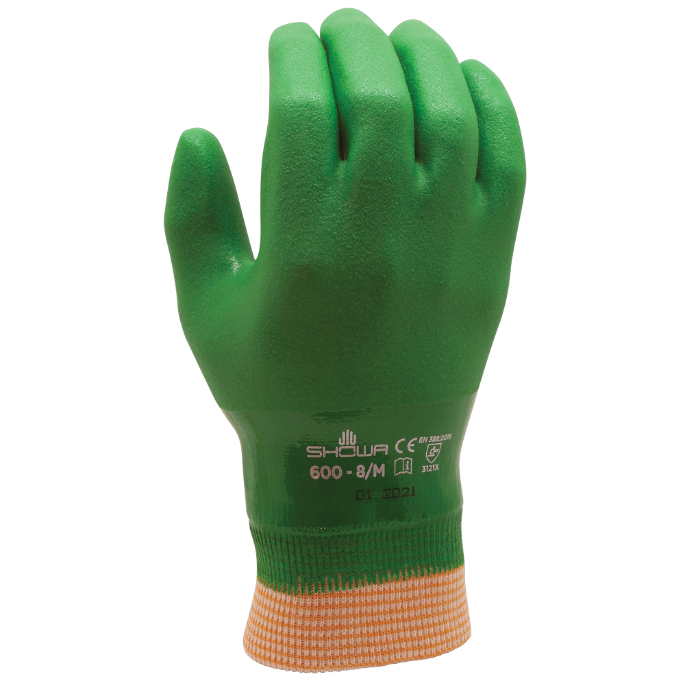 SHOWA Coated Work Gloves 600 — Dozen (12 pairs)
