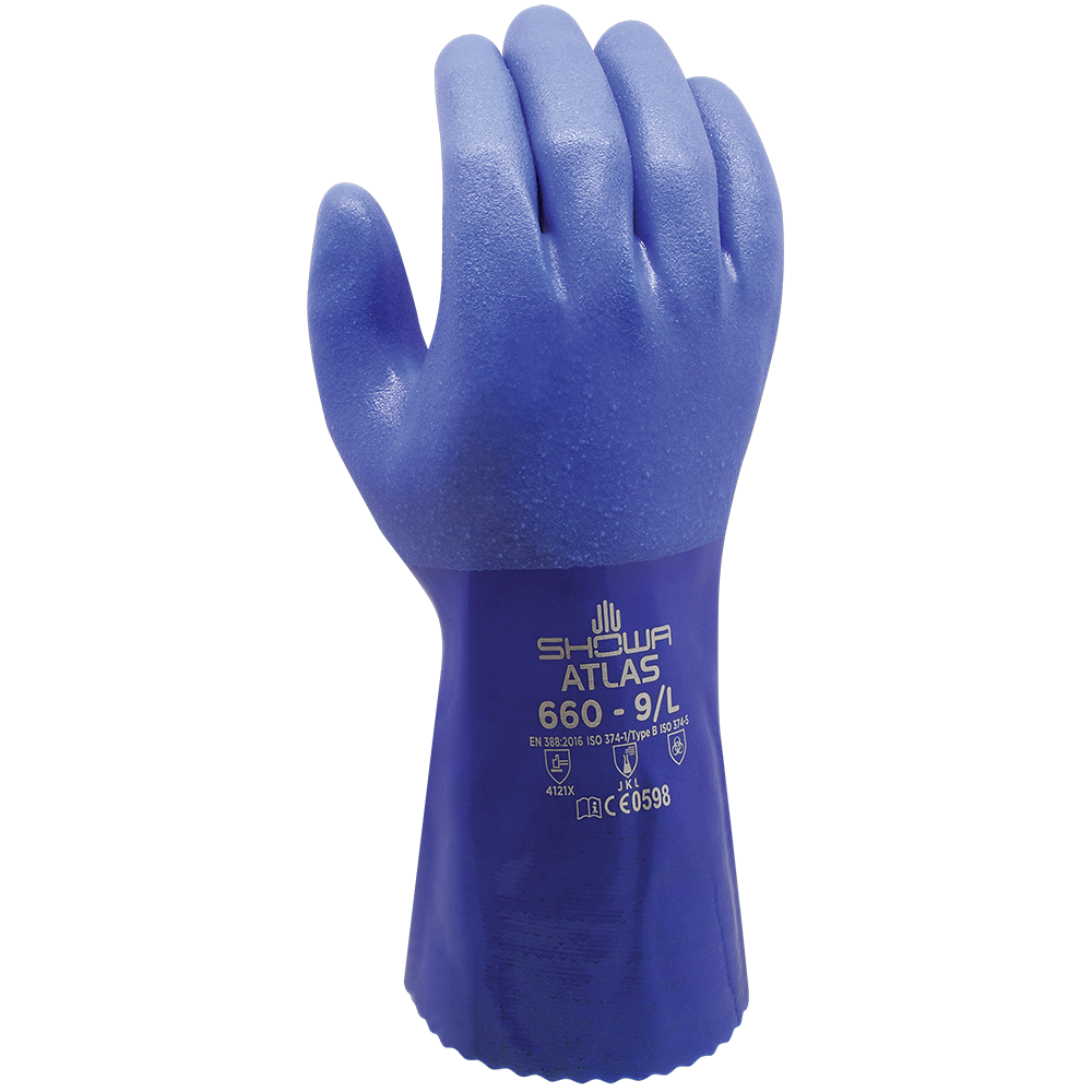 SHOWA Chemical-Resistant Gloves 660 — Dozen (12 pairs)
