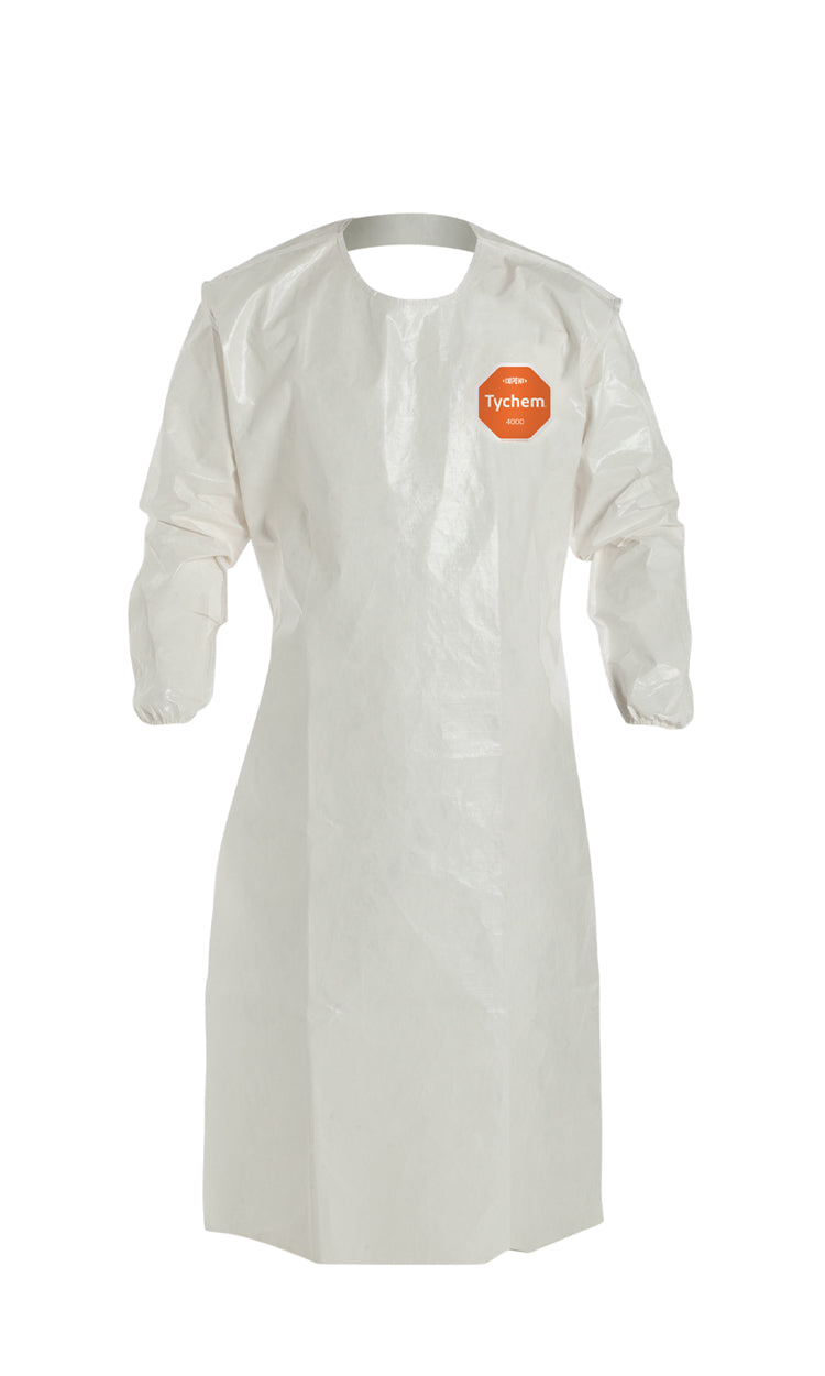 DuPont™ Tychem® 4000 SL278B-WH Sleeved Apron — Case of 12