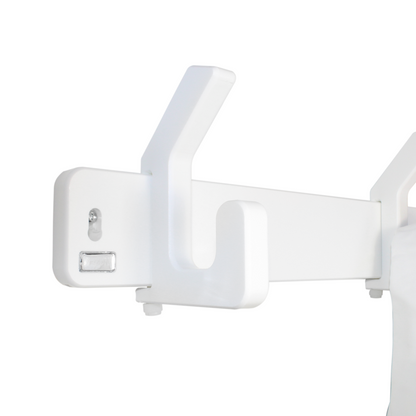 TrippNT 53942 — Stryker helmet engaged on 2-prong hook