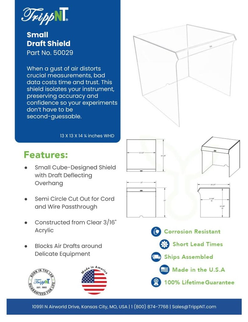 TrippNT 50029 Small Draft Shield - Lifestyle Lab Shot