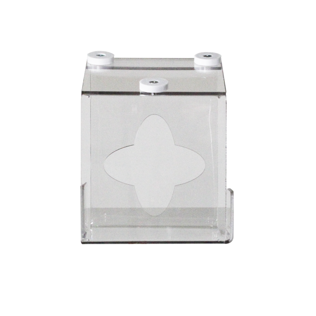 TrippNT 53999 — rear view showing rubber-coated magnet for ferrous shelf underside attachment